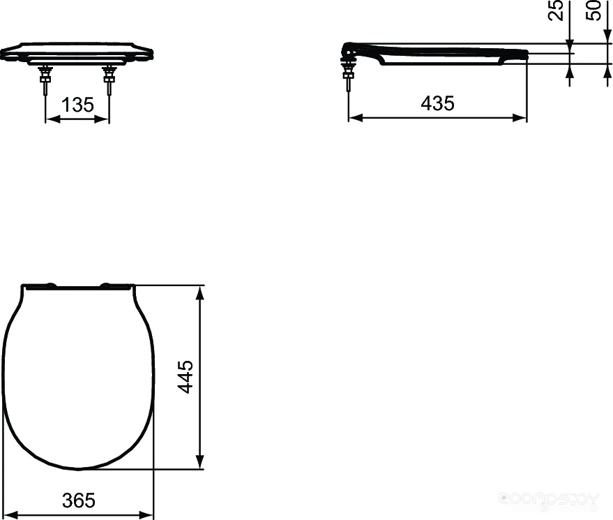 Унитаз Ideal Standard Connect Air AquaBlade E005401+E036601, фото 11