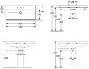 Умывальник Villeroy & Boch Avento 4156A501