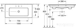 Умывальник Villeroy & Boch Venticello 4104AJR1