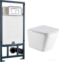 Унитаз Weltwasser Gelbach 004 MT-WT + Marberg 507 SE (белый матовый/хром)
