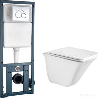 Унитаз Weltwasser Rotbach 004 MT-WT + Marberg 410 RD (белый матовый/хром)