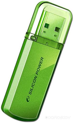 USB Flash Silicon Power Helios 101 Green 16Gb