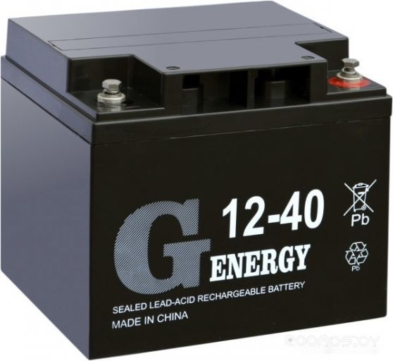 Аккумулятор для ИБП G-Energy 12-40 (12В/40 А·ч)