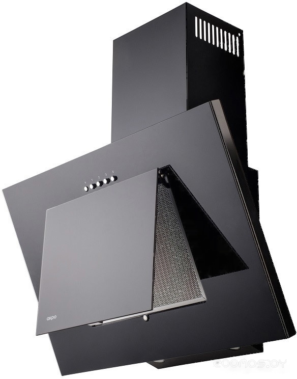 Кухонная вытяжка AKPO Nero duo glass 60 WK-4 (черный), фото 2