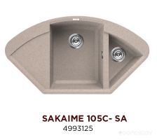 Кухонная мойка Omoikiri Sakaime 105C-SA