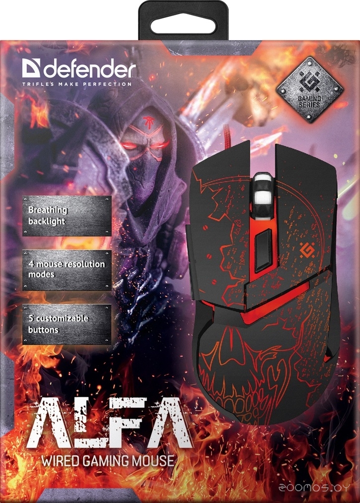 Игровая мышь Defender Alfa GM-703L, фото 6