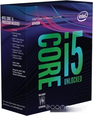 Процессор Intel Core i5-8600K (BOX), фото 2