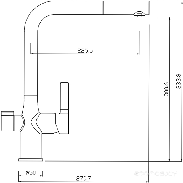 Смеситель IDDIS Pure PURSBFLi05, фото 3