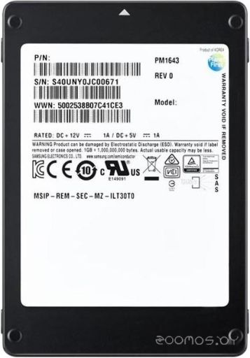 SSD Samsung PM1643 3.84TB MZILT3T8HALS, фото 1