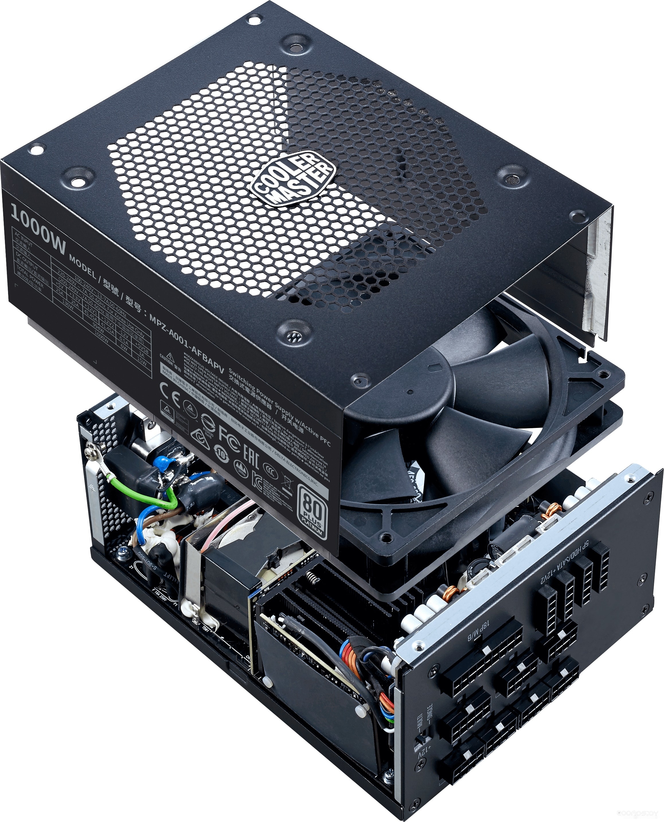 Блок питания Cooler Master V1000 Platinum MPZ-A001-AFBAPV, фото 3