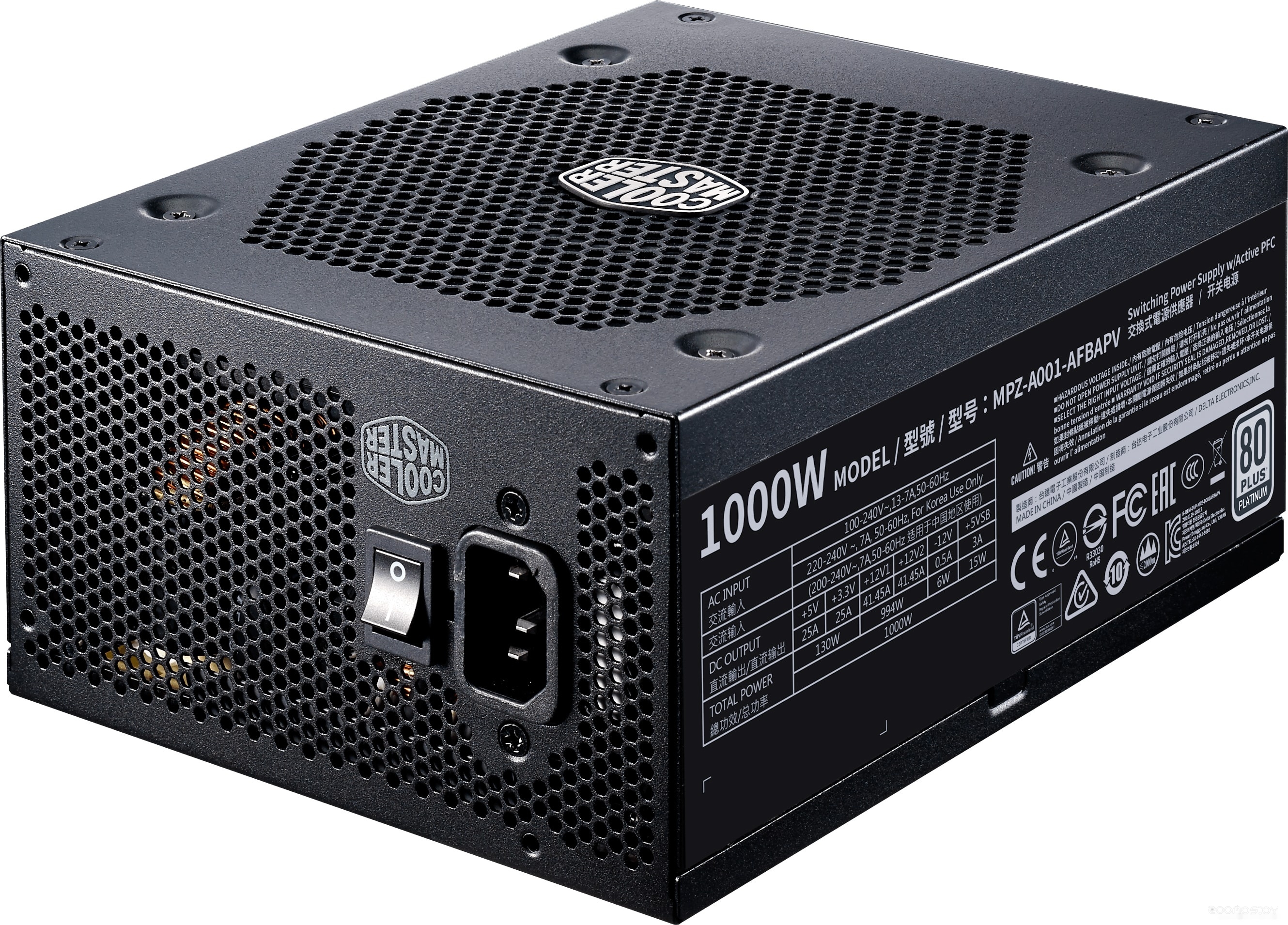Блок питания Cooler Master V1000 Platinum MPZ-A001-AFBAPV, фото 2