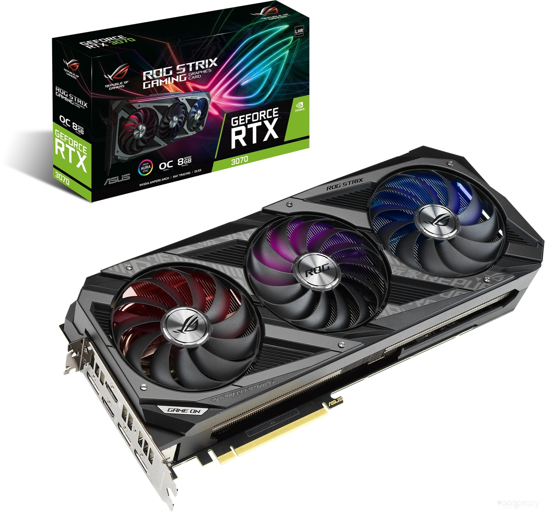 Видеокарта Asus ROG Strix GeForce RTX 3070 Ti OC 8GB GDDR6X, фото 9