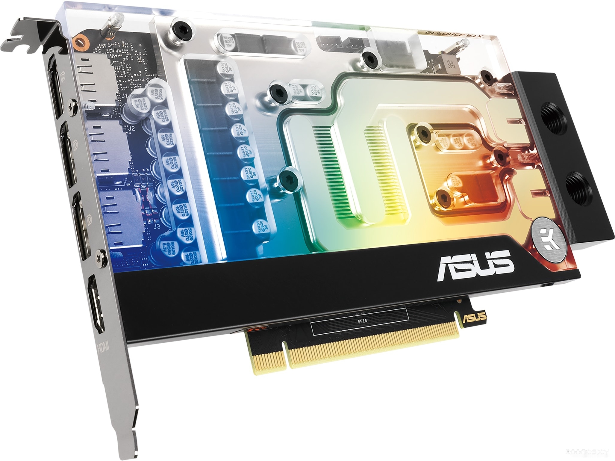 Видеокарта Asus EKWB GeForce RTX 3070 8GB GDDR6 RTX3070-8G-EK, фото 6
