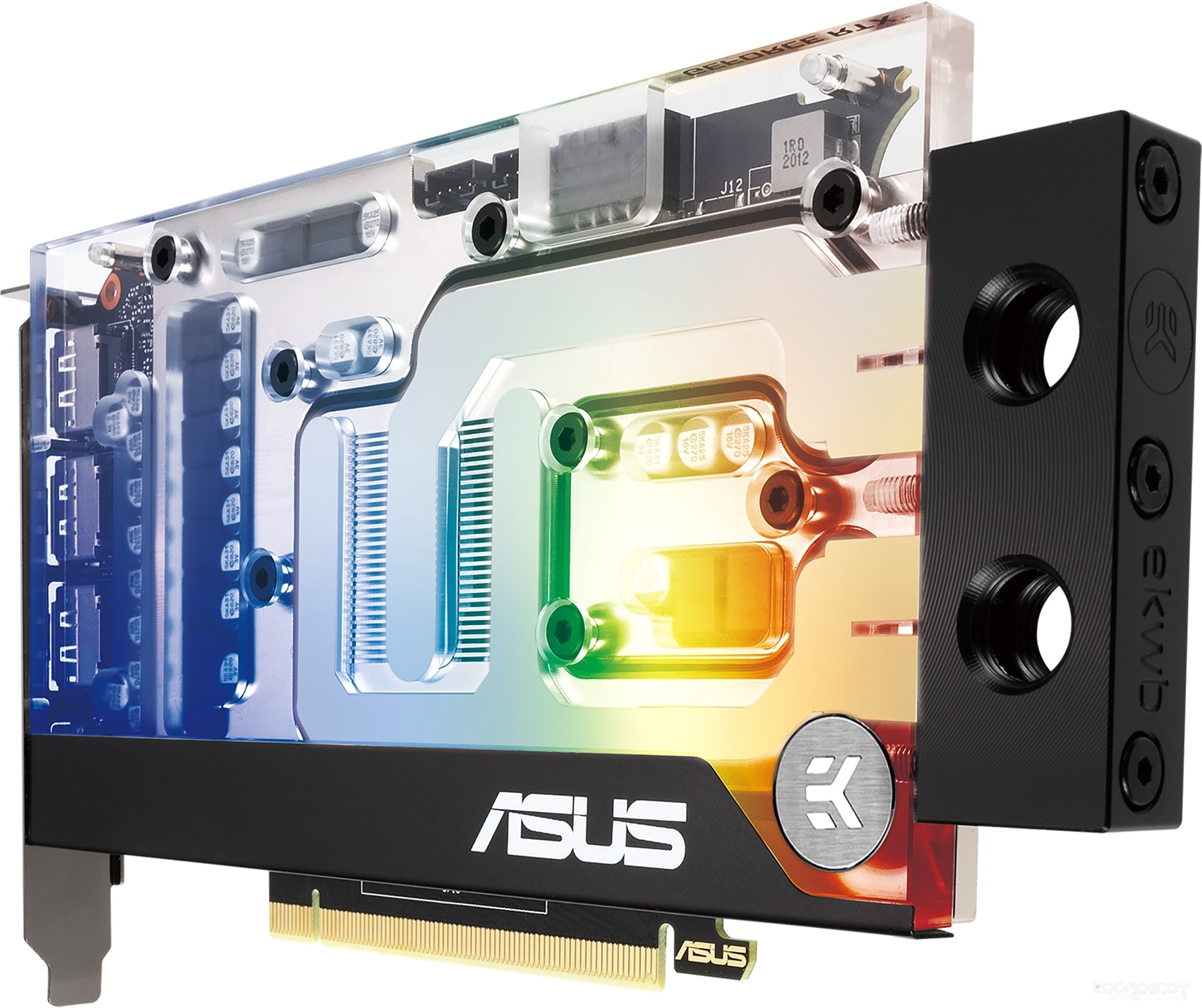 Видеокарта Asus EKWB GeForce RTX 3070 8GB GDDR6 RTX3070-8G-EK, фото 14