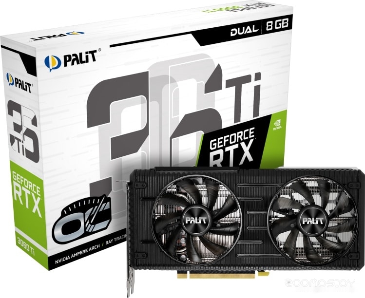 Видеокарта PALIT GeForce RTX 3060 Ti Dual 8GB GDDR6 NE6306T019P2-190AD, фото 9