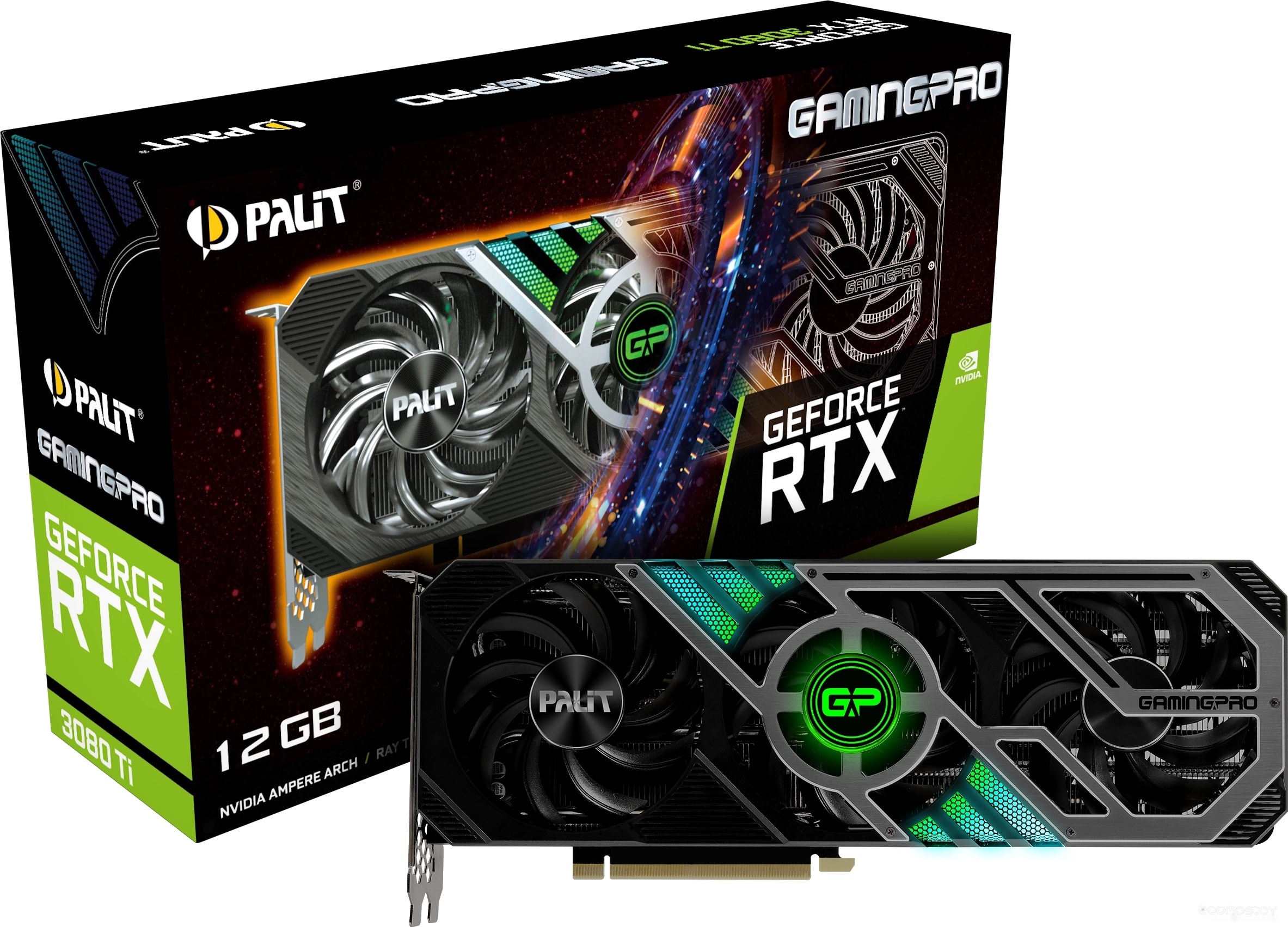Видеокарта PALIT GeForce RTX 3080 Ti GamingPro 12GB GDDR6X NED308T019KB-132AA, фото 2