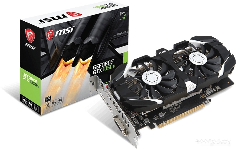 Видеокарта MSI GeForce GTX 1050 Ti 4GT OCV1, фото 5