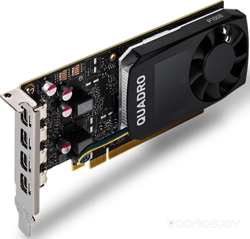 Видеокарта PNY Nvidia Quadro P1000 DVI 4GB GDDR5 VCQP1000DVIV2-PB, фото 2