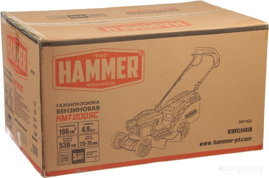 Колёсная газонокосилка Hammer KMT200SC, фото 5