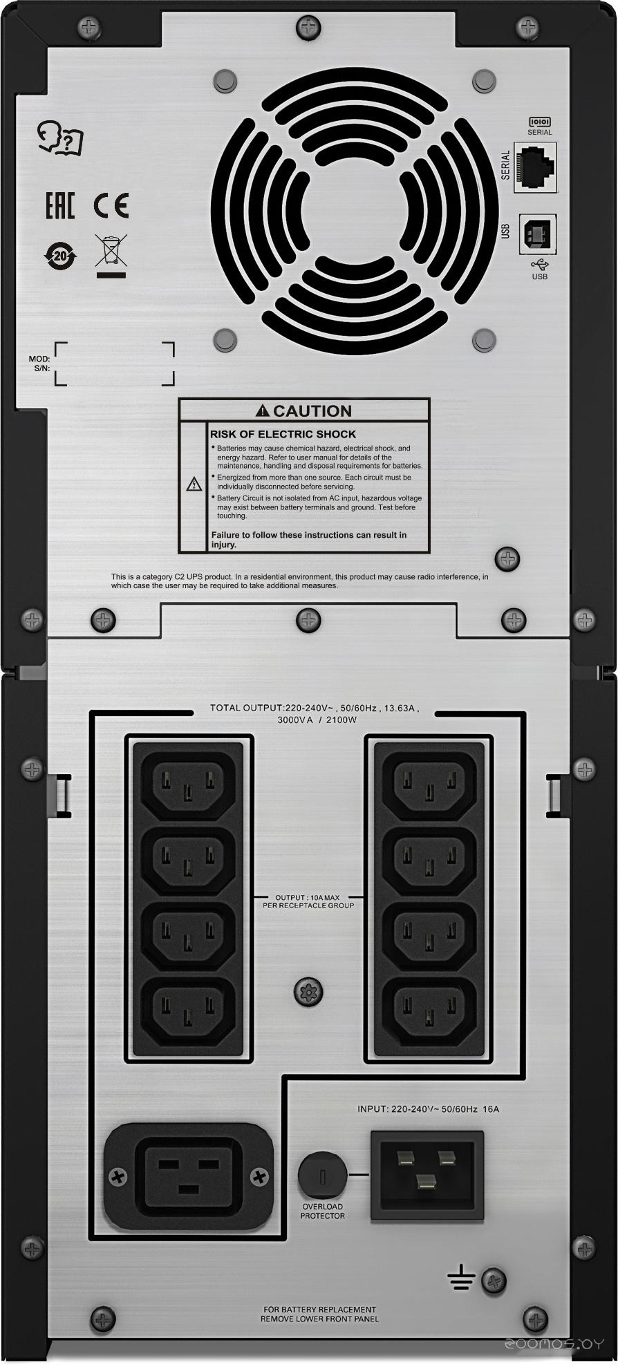 Источник бесперебойного питания APC Smart-UPS C 3000 ВА, фото 2