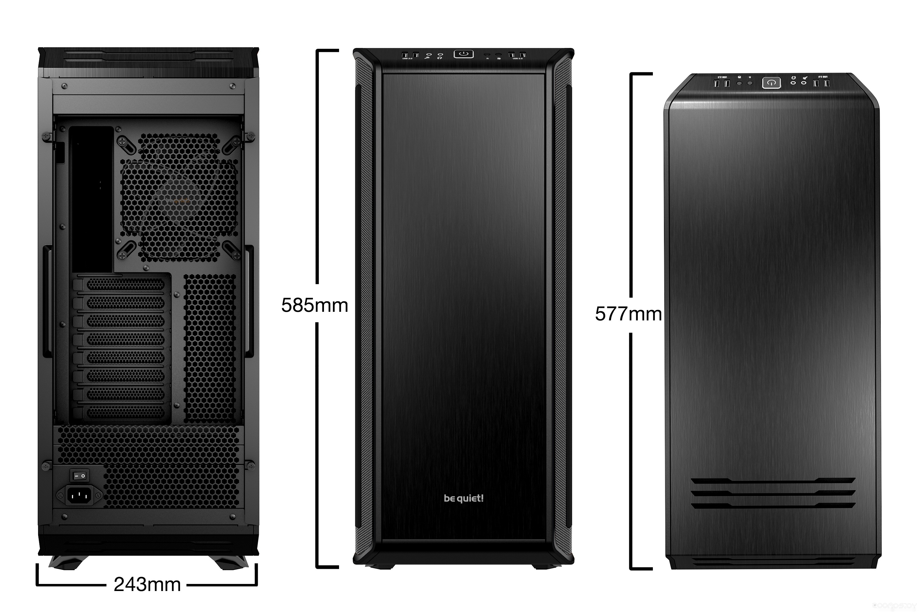 Корпус be quiet! Dark Base 900 (черный), фото 2