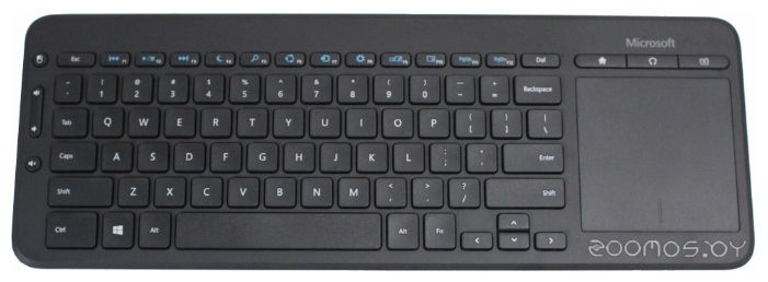 Клавиатура Microsoft All-in-One Media Keyboard Black USB, фото 1