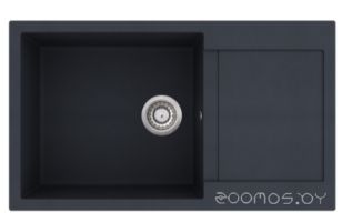 Кухонная мойка AquaSanita Tesa SQT104AW (graphite 222)