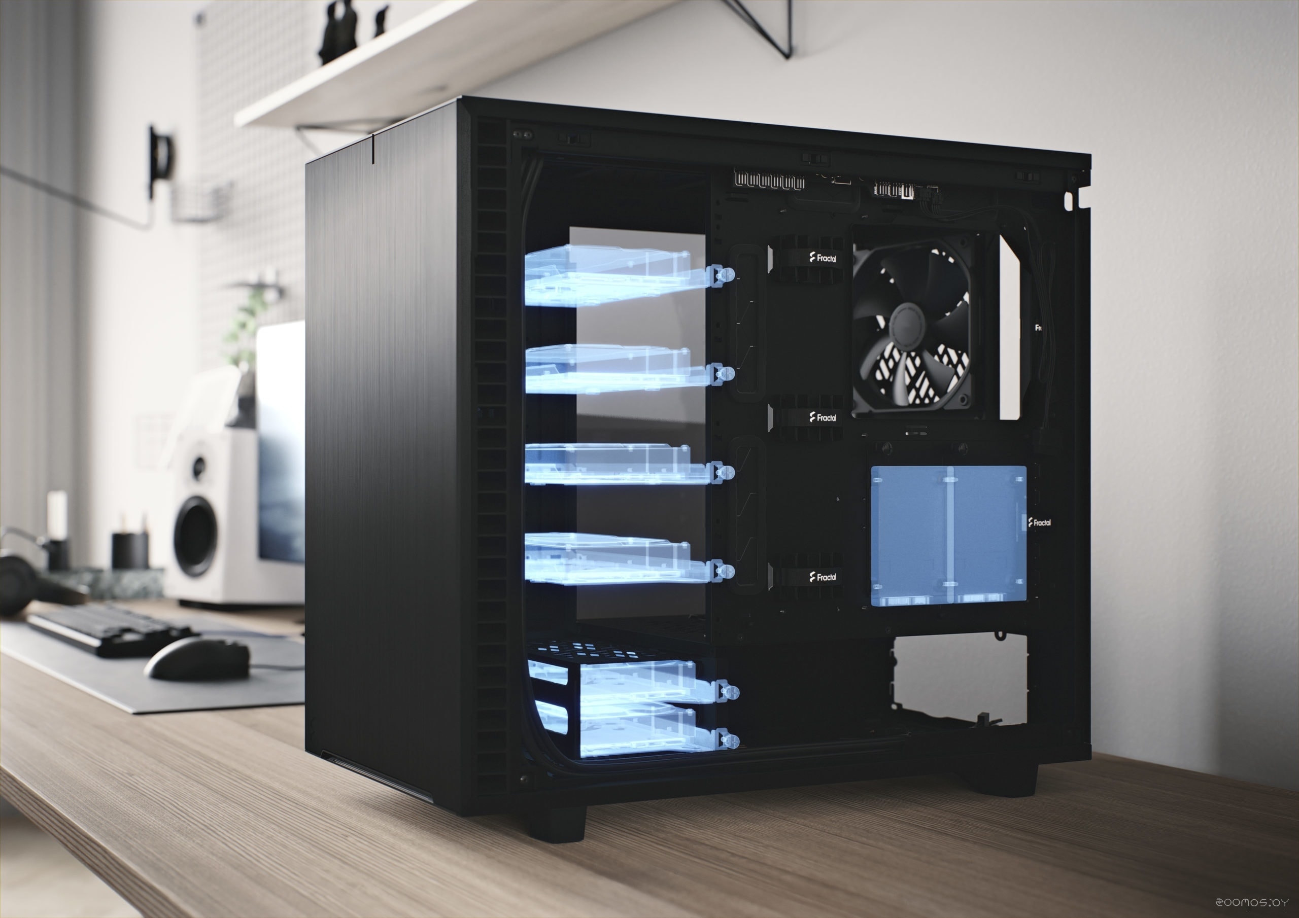 Корпус Fractal Design Define 7 Black TG Dark Tint FD-C-DEF7A-03, фото 4