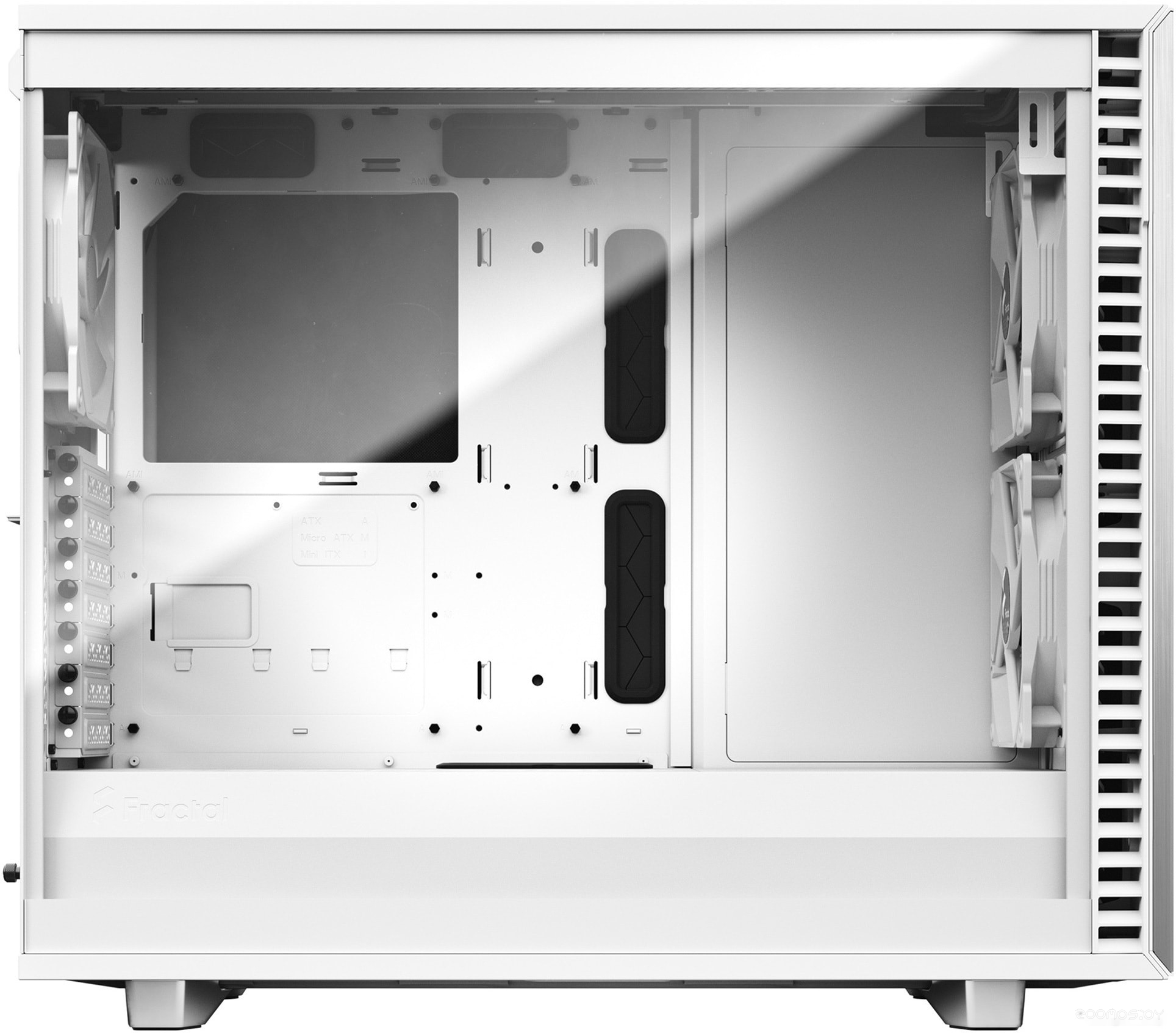 Корпус Fractal Design Define 7 White TG Clear Tint FD-C-DEF7A-06, фото 11