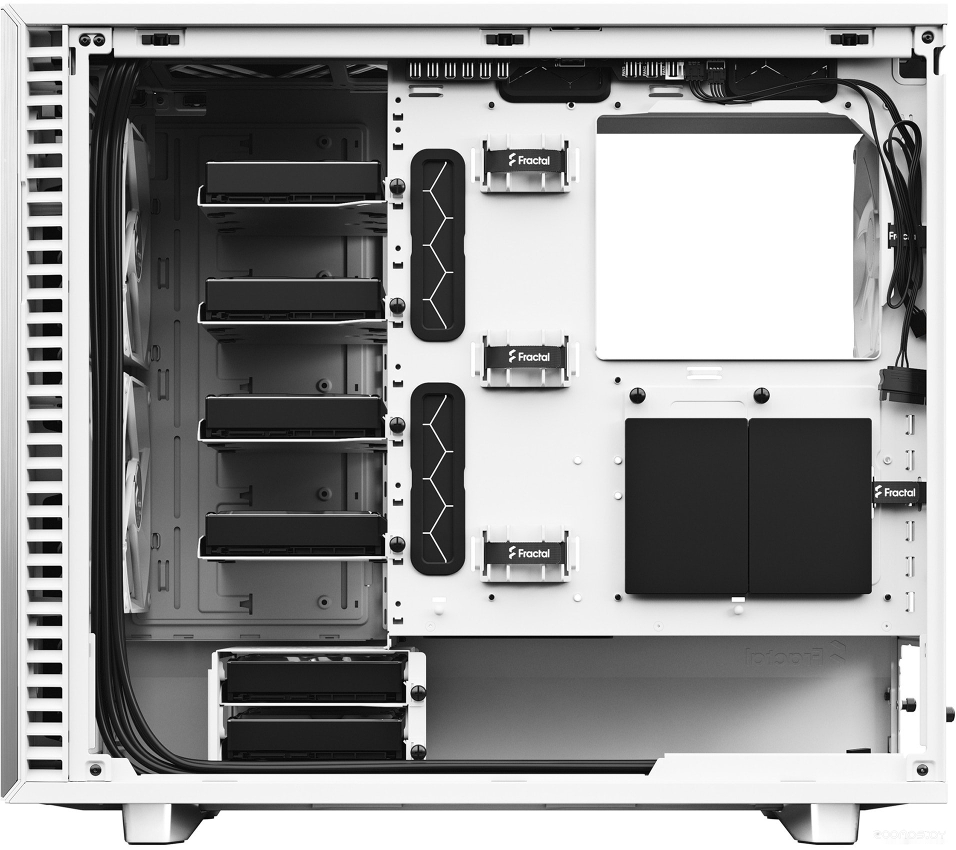 Корпус Fractal Design Define 7 White TG Clear Tint FD-C-DEF7A-06, фото 15