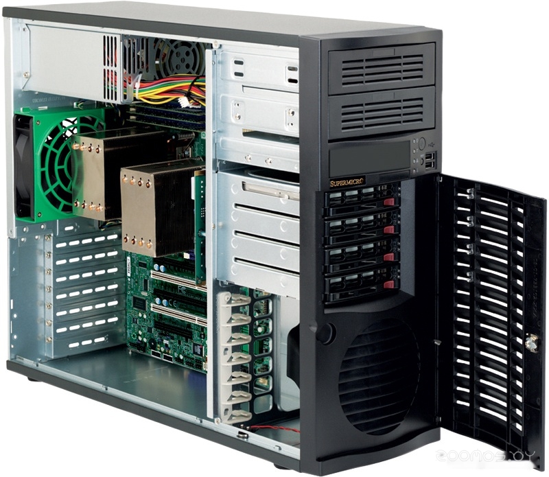 Корпус Supermicro SuperChassis CSE-733TQ-500B 500W, фото 2