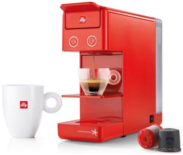 Капсульная кофеварка ILLY New Y3 E&C 60283 (красный)