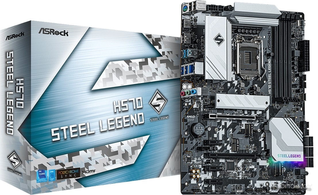 Материнская плата ASROCK H570 Steel Legend, фото 4