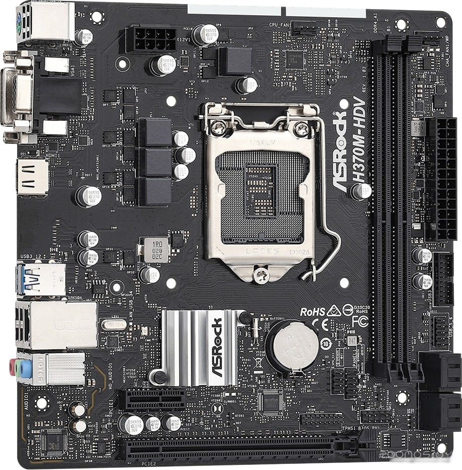 Материнская плата ASROCK H370M-HDV, фото 2
