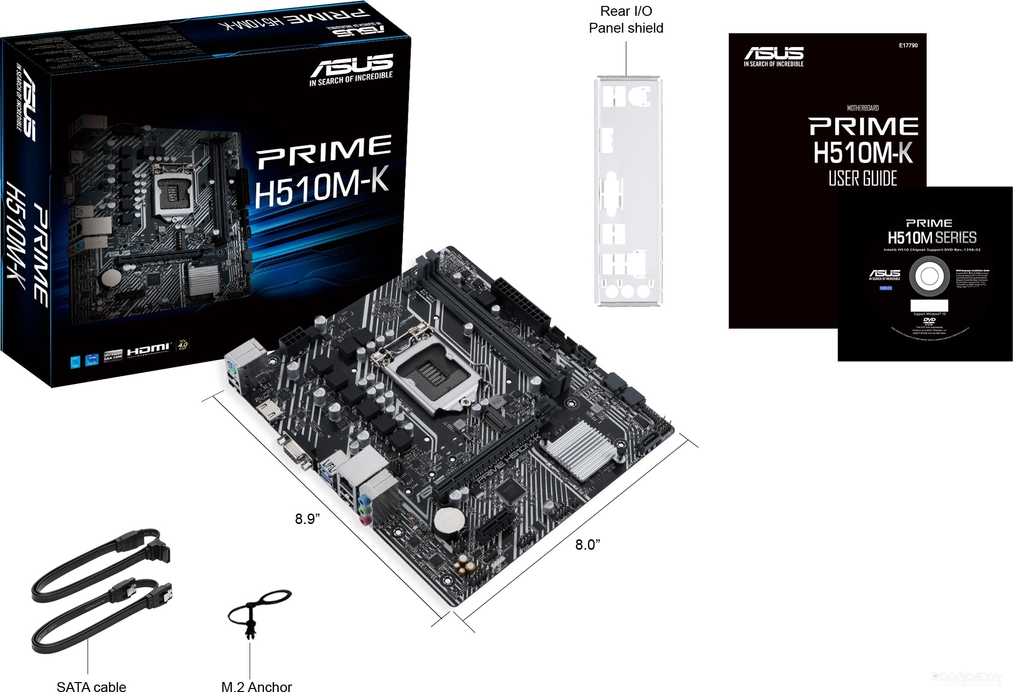Материнская плата Asus Prime H510M-K, фото 6