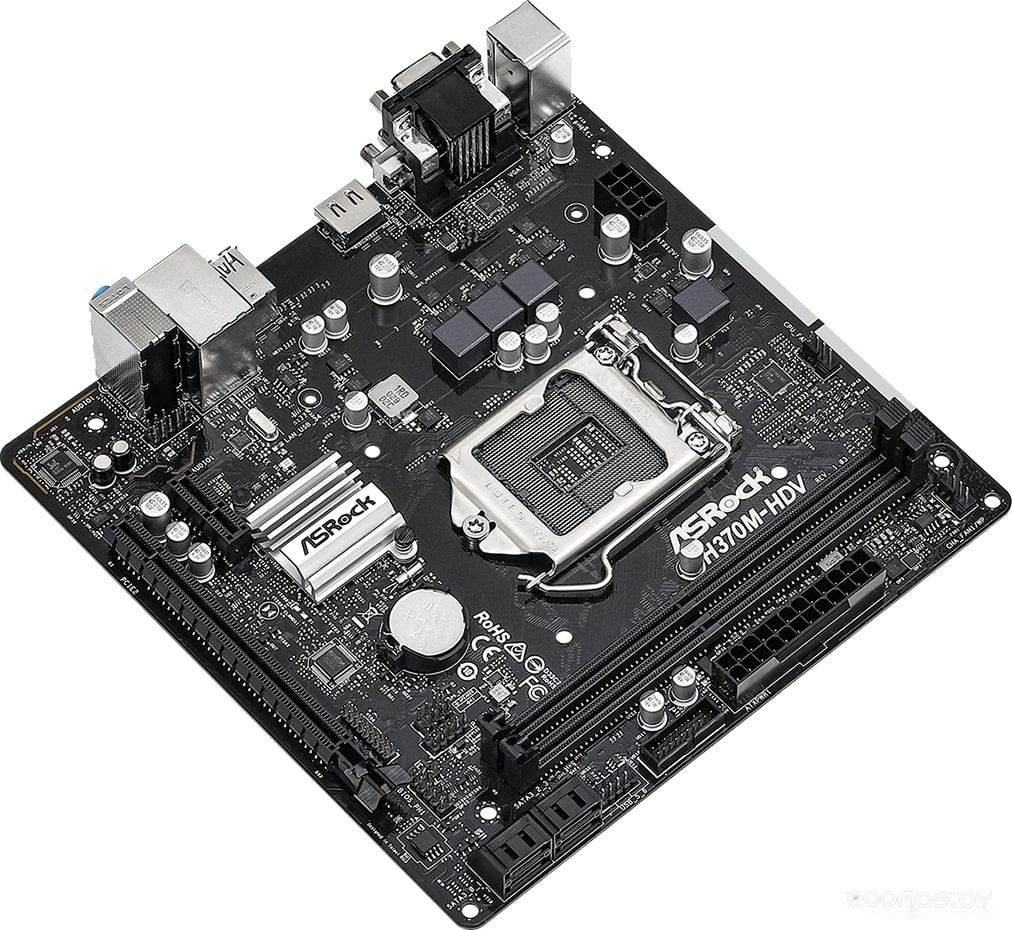 Материнская плата ASROCK H370M-HDV, фото 3