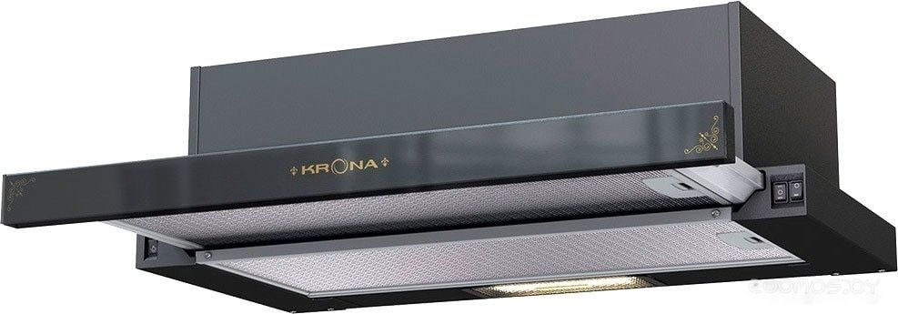 Кухонная вытяжка Krona Kamilla 600 Retro (черный), фото 1
