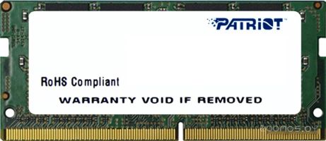 Оперативная память Patriot Signature Line 8GB DDR4 SODIMM PC4-19200 [PSD48G240081S]