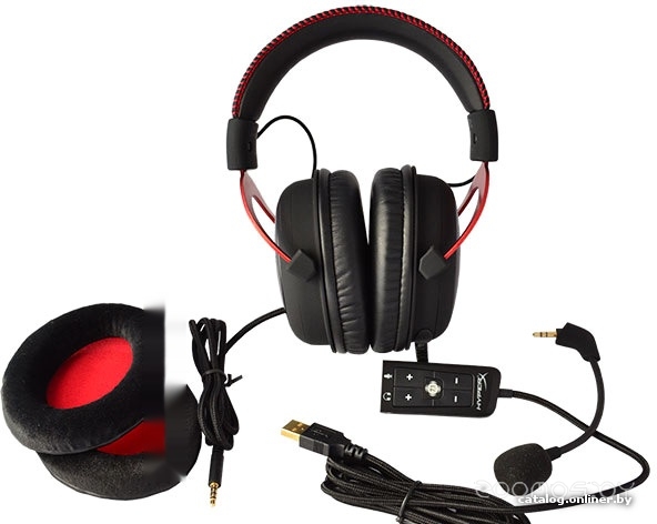 Наушники HyperX Cloud II (красный), фото 2