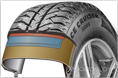 Автомобильная шина Bridgestone Ice Cruiser 7000S 195/55 R16 91T, фото 3