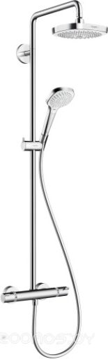 Душевая система Hansgrohe Croma Select E 180 2jet Showerpipe (27256400), фото 1