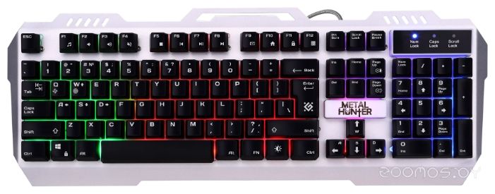 Клавиатура Defender Metal Hunter GK-140L RU Silver USB, фото 1
