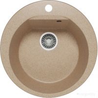 Кухонная мойка Polygran Atol-520 (песочный 302)
