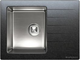 Кухонная мойка Tolero Twist TTS-660 (черный 911)