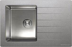 Кухонная мойка Tolero Twist TTS-760 (серый 701)