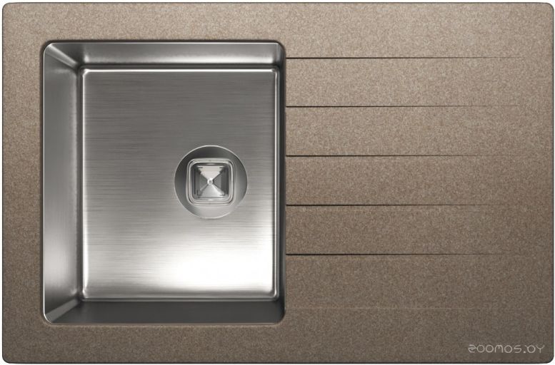 Кухонная мойка Tolero Twist TTS-760 (темно-бежевый 823), фото 1