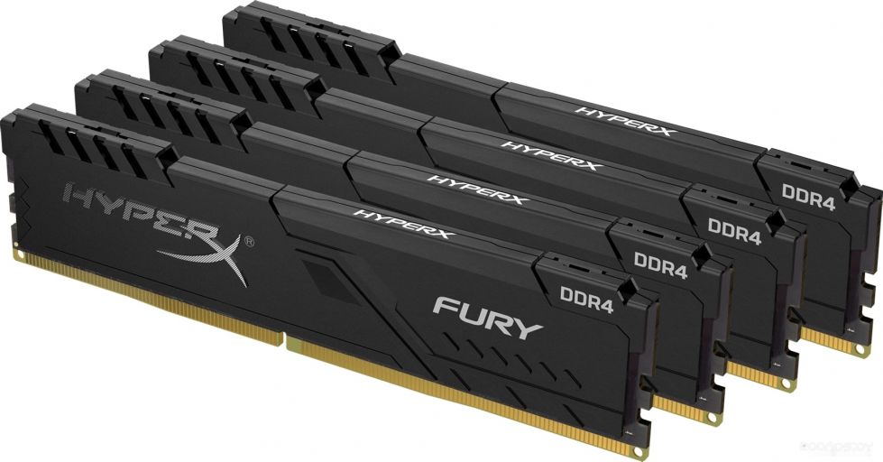 Оперативная память HyperX Fury 4x8GB DDR4 PC4-28800 HX436C17FB3K4/32