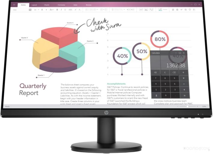 Монитор HP P24v G4 9TT78AA, фото 1