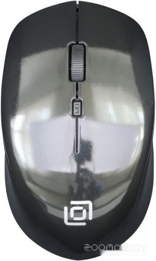 Мышь Oklick 565MW (черный глянцевый), фото 1