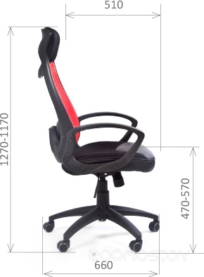 Офисное кресло Chairman 840 (Black), фото 8